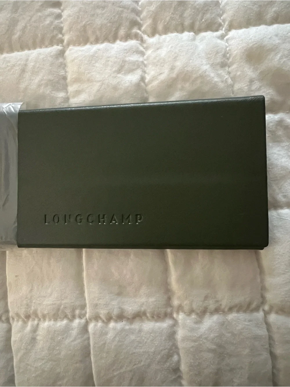 Longchamp Olive Green Sunglasses Case